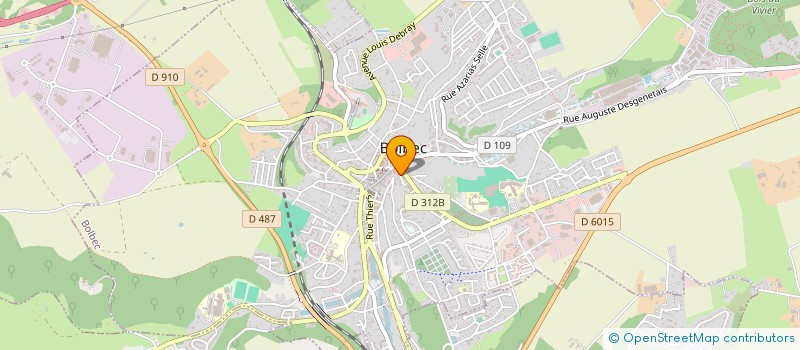 localisation de l'entreprise IMMOCOM 2  BOLBEC