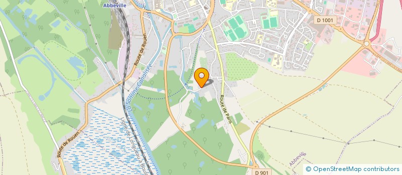 localisation de l'entreprise IMMOCOM à ABBEVILLE