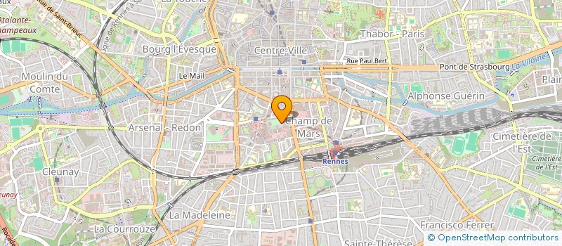 localisation de l'entreprise IMMOCOM  RENNES