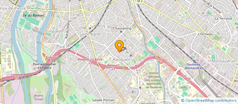 localisation de l'entreprise IMMOCOM à TOULOUSE