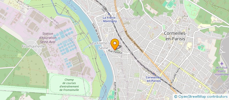 localisation de l'entreprise IMMOCOMB  LA FRETTE-SUR-SEINE