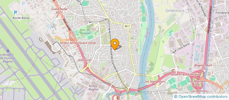localisation de l'entreprise IMMOCOMBI1 à BLAGNAC