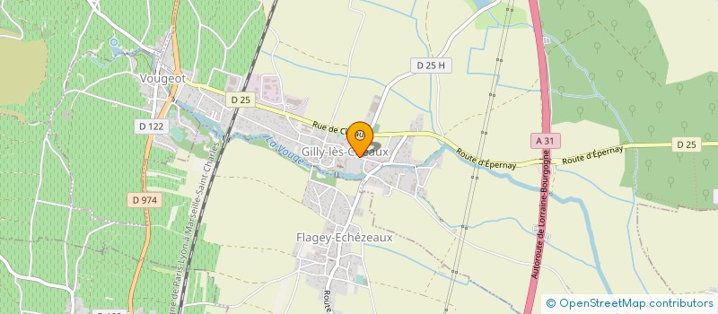 localisation de l'entreprise IMMOCONSULTING  GILLY-LES-CITEAUX