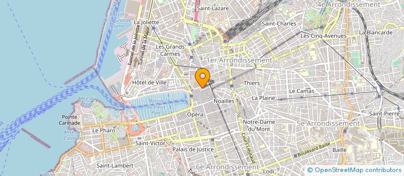 localisation de l'entreprise IMMOCOOP à MARSEILLE