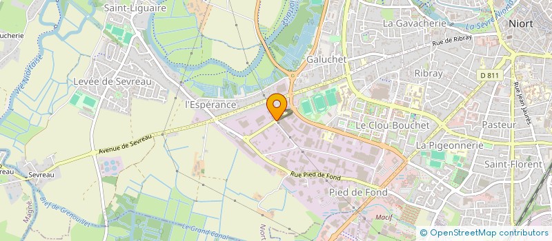 localisation de l'entreprise IMMOCOOP NOUVELLE-AQUITAINE  NIORT