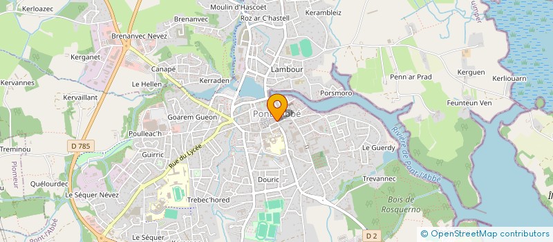 localisation de l'entreprise IMMOCOP  PONT-L'ABBE