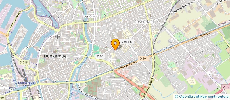 localisation de l'entreprise IMMOCOP à DUNKERQUE