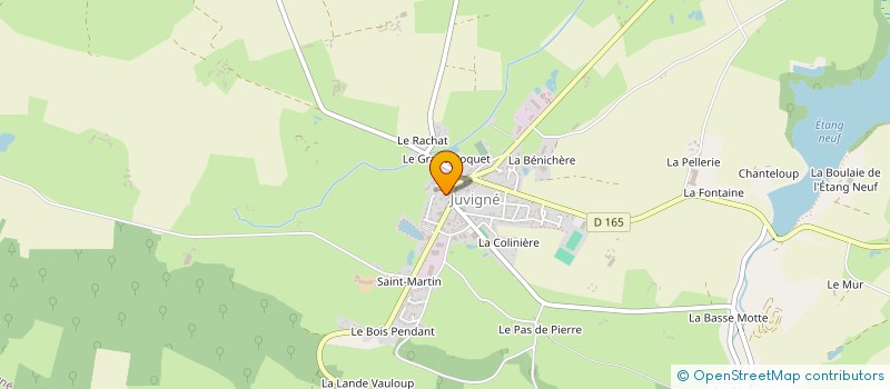 localisation de l'entreprise IMMOCOQ  JUVIGNE