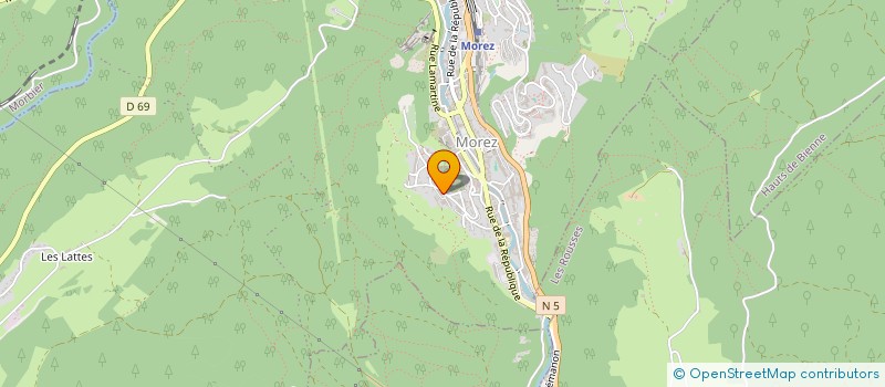 localisation de l'entreprise IMMOCOR 2004  HAUTS DE BIENNE