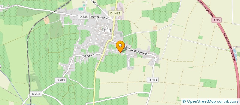 localisation de l'entreprise IMMOCREA2306  EPFIG