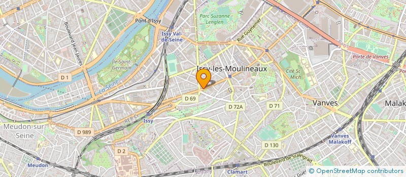 localisation de l'entreprise IMMOD'ISSY à ISSY-LES-MOULINEAUX