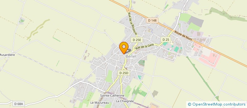 localisation de l'entreprise IMMODAL CORP  BENET