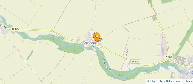 localisation de l'entreprise IMMODEG 3  ALINCOURT