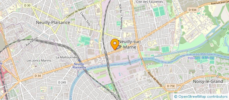 localisation de l'entreprise IMMODEHT à NEUILLY-SUR-MARNE
