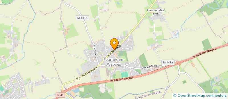 localisation de l'entreprise IMMODEL  FOURNES-EN-WEPPES