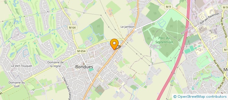 localisation de l'entreprise IMMODEL  BONDUES