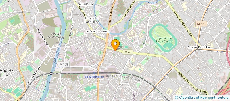 localisation de l'entreprise IMMODEL à MARCQ-EN-BARŒUL