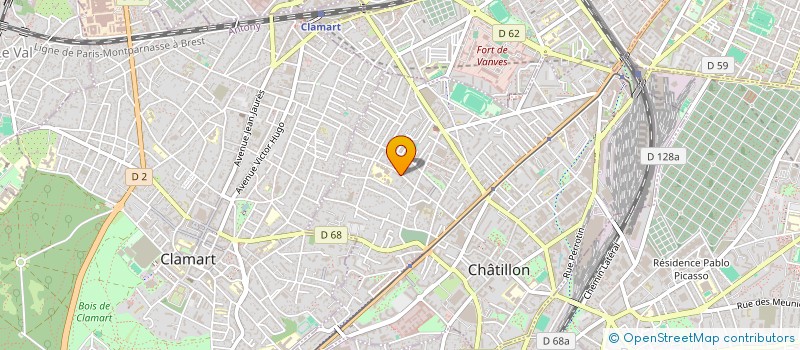 localisation de l'entreprise IMMODELO  CHATILLON