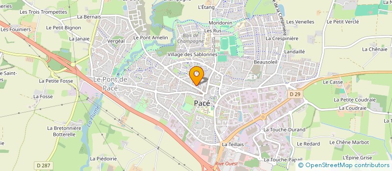 localisation de l'entreprise IMMODENT LE GOFFIC à PACE