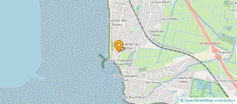 localisation de l'entreprise IMMODESCO à CHATELAILLON-PLAGE