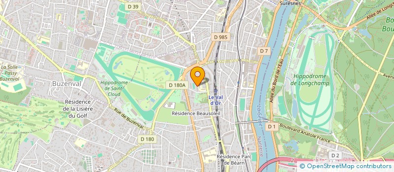localisation de l'entreprise IMMODEV à SAINT-CLOUD