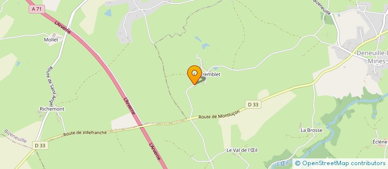 localisation de l'entreprise IMMODEV  DENEUILLE-LES-MINES