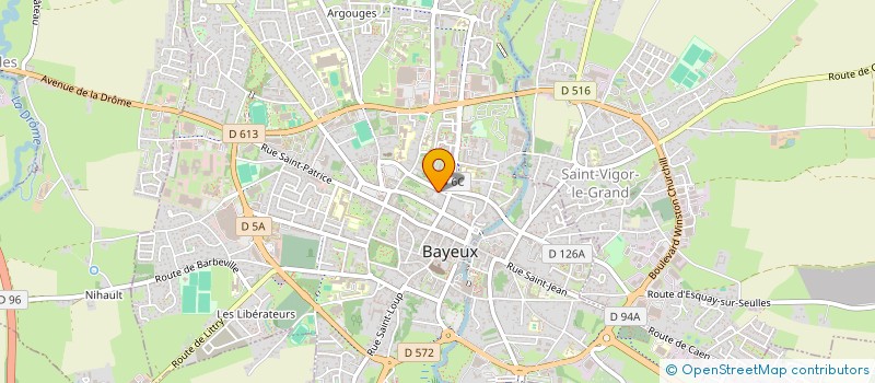 localisation de l'entreprise IMMODEV VAUCELLES  BAYEUX