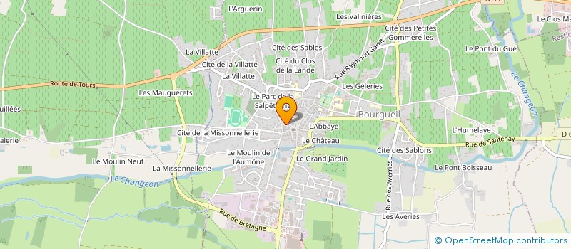 localisation de l'entreprise IMMODIAG 37  BOURGUEIL