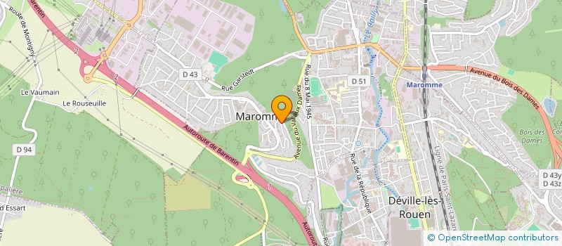 localisation de l'entreprise IMMODIAG  MAROMME