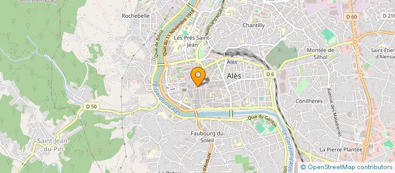 localisation de l'entreprise IMMODIAG QUISSAC à ALES