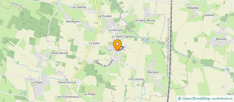 localisation de l'entreprise IMMODICI PROMOTION  GARNERANS