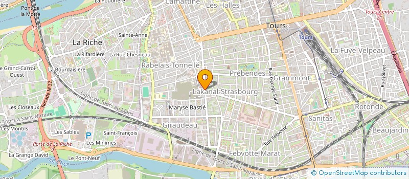 localisation de l'entreprise IMMODIET  TOURS