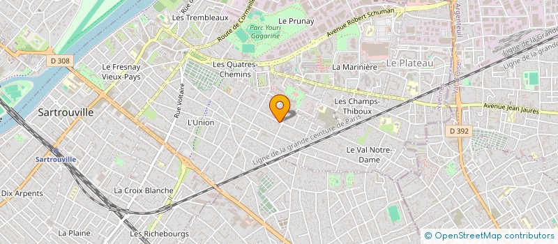 localisation de l'entreprise IMMODIGIO  SARTROUVILLE