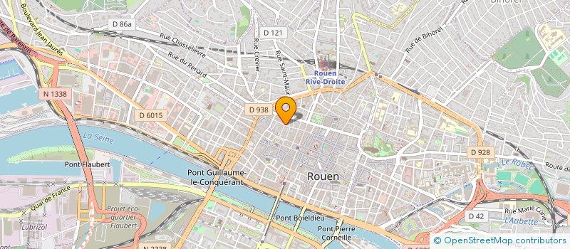 localisation de l'entreprise IMMODIVISION à ROUEN