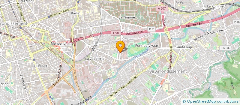 localisation de l'entreprise IMMODIX à MARSEILLE