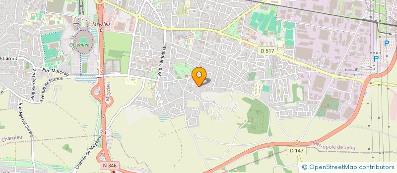 localisation de l'entreprise IMMODOU  MEYZIEU