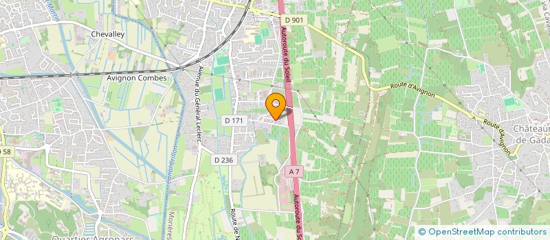 localisation de l'entreprise IMMOE  MORIERES-LES-AVIGNON