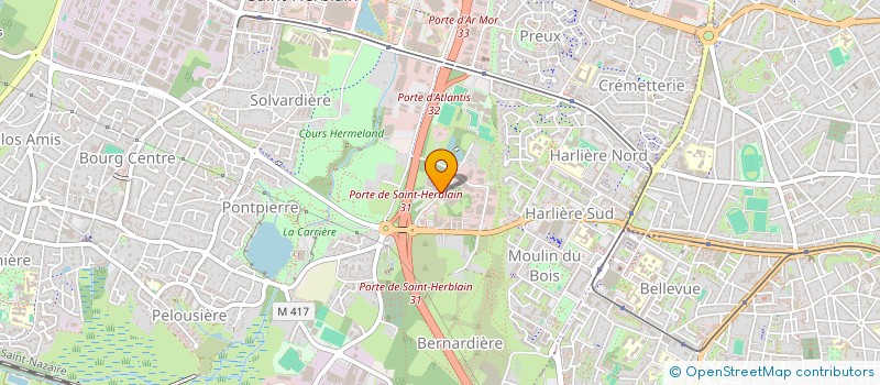 localisation de l'entreprise IMMOECO44  SAINT-HERBLAIN