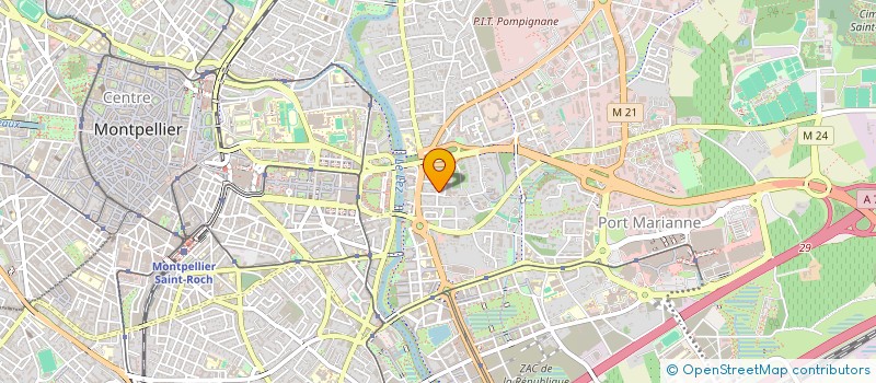 localisation de l'entreprise IMMOELYS à MONTPELLIER
