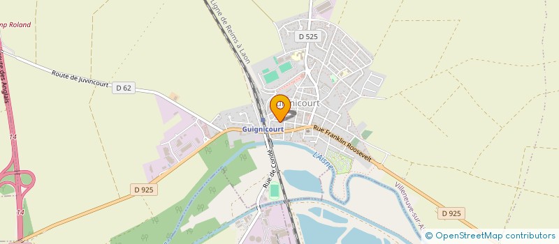 localisation de l'entreprise IMMOEXPERTISE à VILLENEUVE-SUR-AISNE