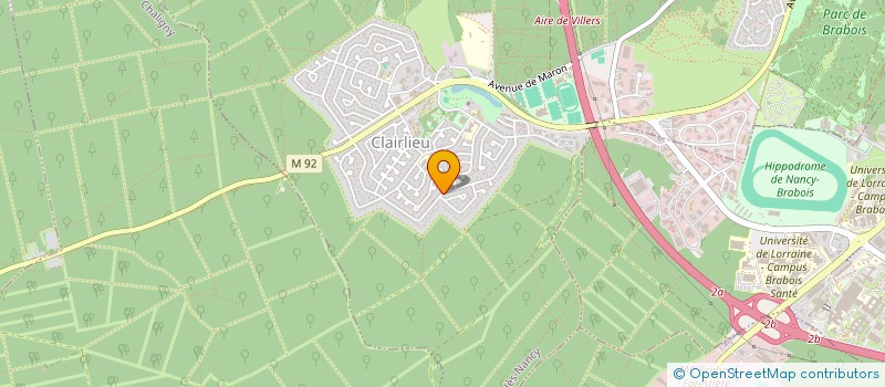 localisation de l'entreprise IMMOEXPERTS54 à VILLERS-LES-NANCY