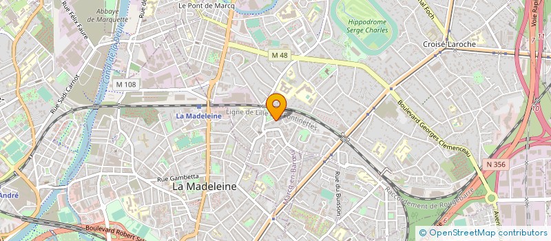 localisation de l'entreprise IMMOEZ à MARCQ-EN-BARŒUL