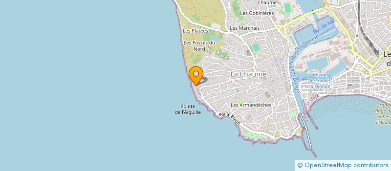 localisation de l'entreprise IMMOFA à LES SABLES D'OLONNE