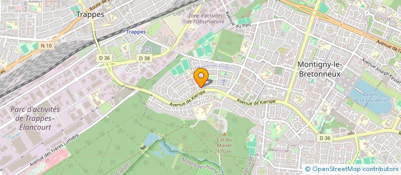 localisation de l'entreprise IMMOFA  MONTIGNY-LE-BRETONNEUX