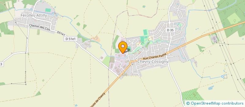 localisation de l'entreprise IMMOFACHO  CHEVRY-COSSIGNY