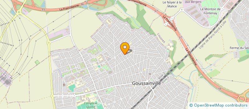 localisation de l'entreprise IMMOFAR à GOUSSAINVILLE