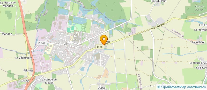 localisation de l'entreprise IMMOFATILI  CREVIN