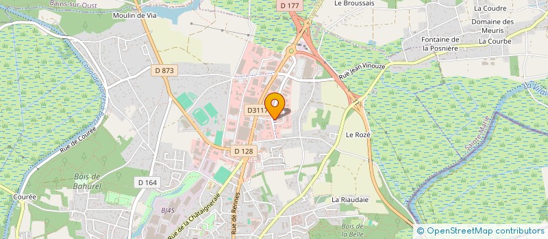 localisation de l'entreprise IMMOFED  REDON