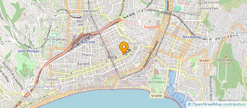 localisation de l'entreprise IMMOFI à NICE