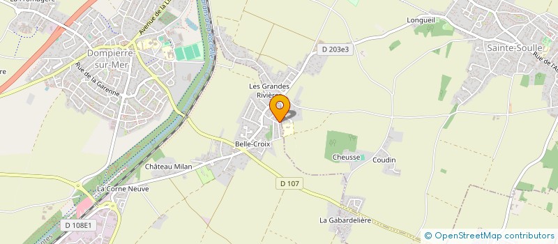 localisation de l'entreprise IMMOFINO  DOMPIERRE-SUR-MER